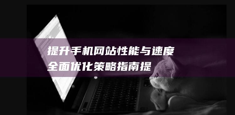 提升手机网站性能与速度：全面优化策略指南 (提升手机网站排名吗)