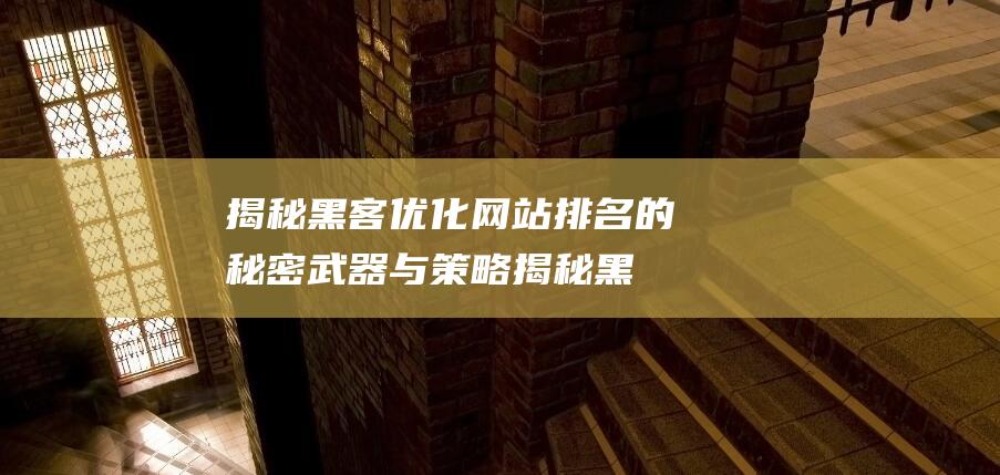 揭秘黑客优化网站排名的秘密武器与策略 (揭秘黑客优化软件)