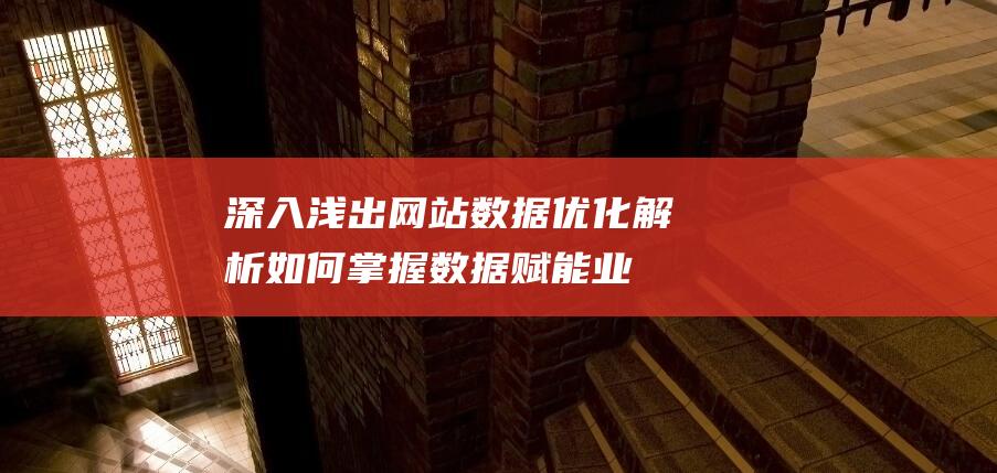 深入浅出网站数据优化解析：如何掌握数据赋能业务增长 (深入浅出uwp)