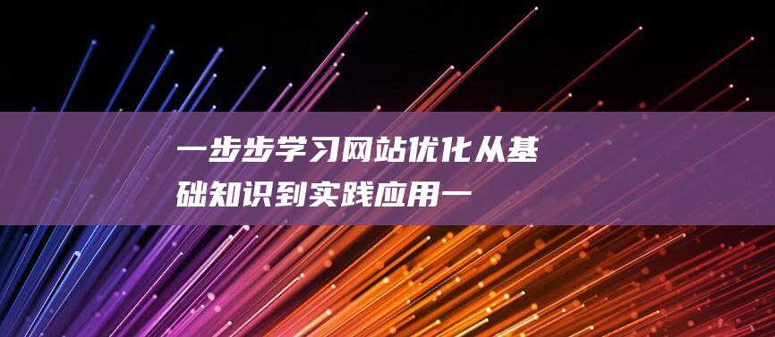 一步步学习网站优化：从基础知识到实践应用 (一步官网 一步教育)