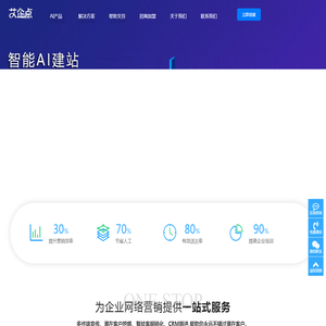 人工智能助力企业网站建设，全网营销